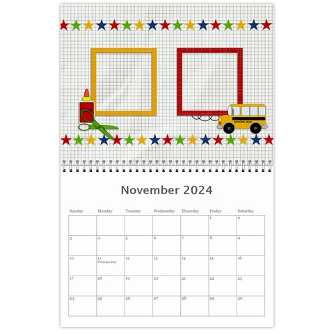 Calendar: Back To School (any Year) By Jennyl Nov 2024