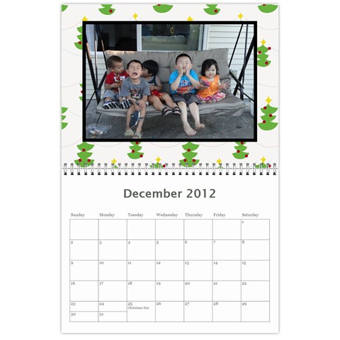 2012 Calendar Friends By Rose Dec 2012