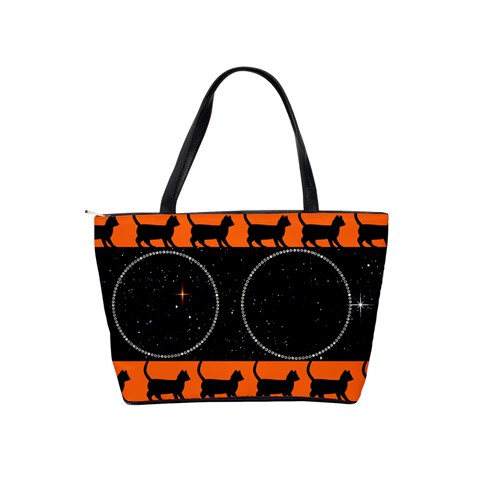 Black Cat Shoulder Bag By Kim Blair Back
