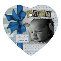 Baby ornament - Ornament (Heart)