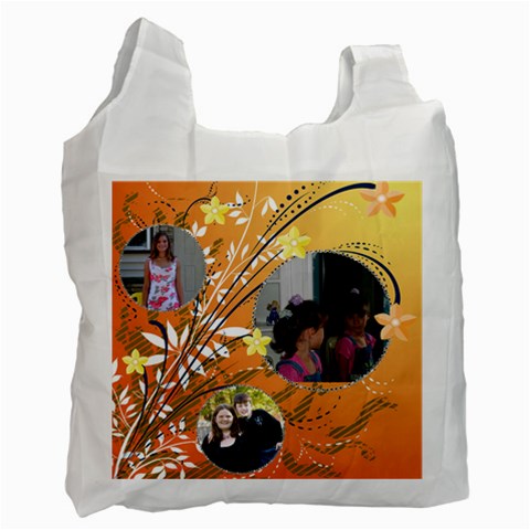 My Grandchildren Recycle Bag By Kim Blair Front