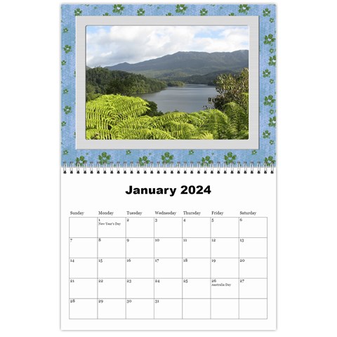 Scenic 2024 (any Year) Calendar By Deborah Jan 2024