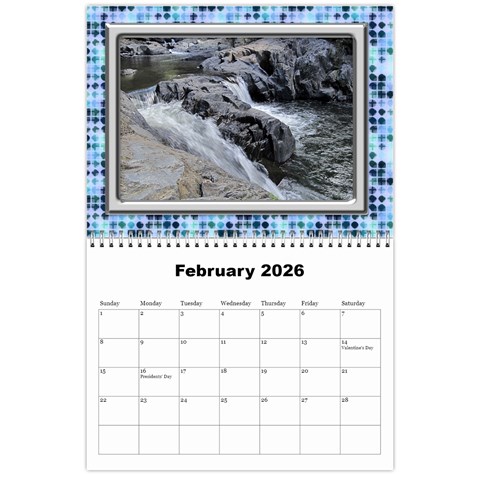 Scenic 2026 (any Year) Calendar By Deborah Feb 2026