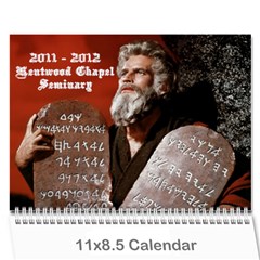 Seminary Calendar - Wall Calendar 11  x 8.5  (12-Months)