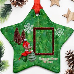 Elf Remember When Christmas ornament 2023 2 SIDE - Star Ornament (Two Sides)