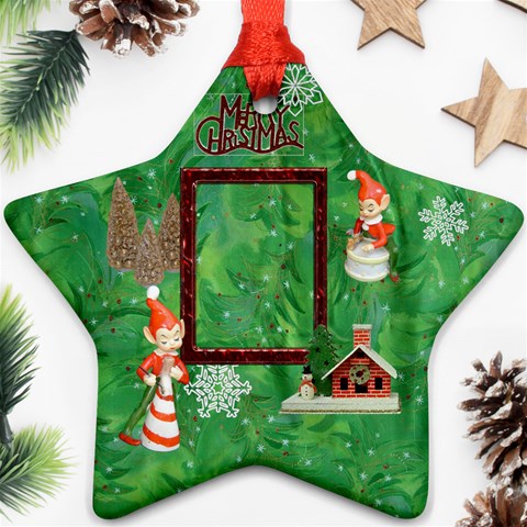 Elf Remember When Christmas Ornament 2024 2 Side By Ellan Back