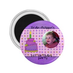 irida birthday magnet medium - 2.25  Magnet