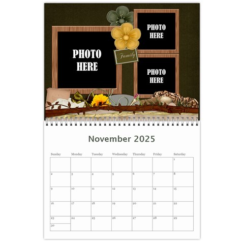 2025 Calendar 1 By Lisa Minor Nov 2025