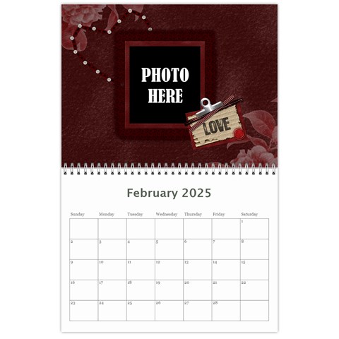 2025 Calendar 1 By Lisa Minor Feb 2025