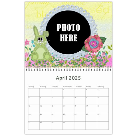 2025 Calendar 1 By Lisa Minor Apr 2025