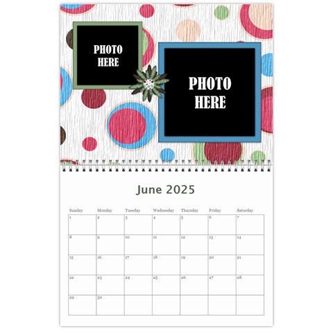 2025 Calendar 1 By Lisa Minor Jun 2025