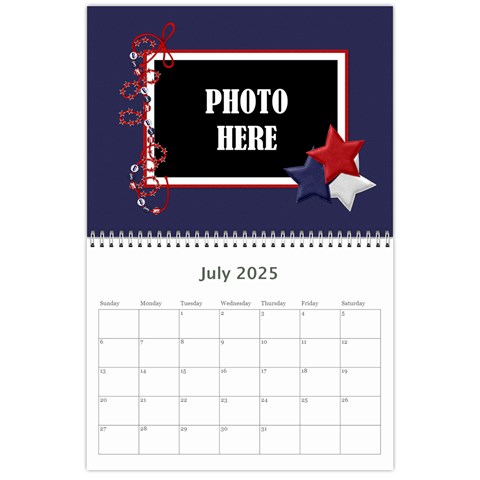 2025 Calendar 1 By Lisa Minor Jul 2025