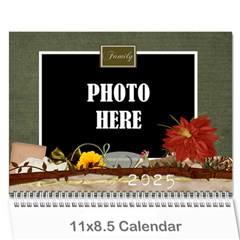 2025 Calendar Mix 2 - Wall Calendar 11  x 8.5  (12-Months)