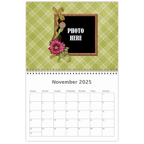 2025 Calendar Mix 2 By Lisa Minor Nov 2025