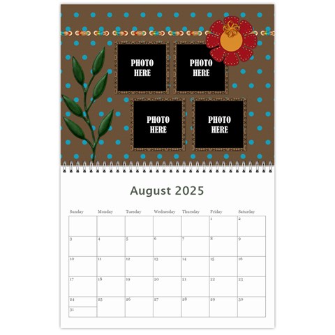 2025 Calendar Mix 2 By Lisa Minor Aug 2025