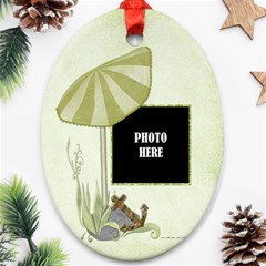 Beach Times Ornament 1 - Ornament (Oval)