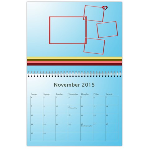 Happy New Year 2013 Calendar 12m By Daniela Nov 2015
