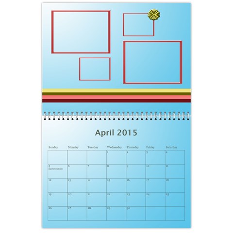 Happy New Year 2013 Calendar 12m By Daniela Apr 2015