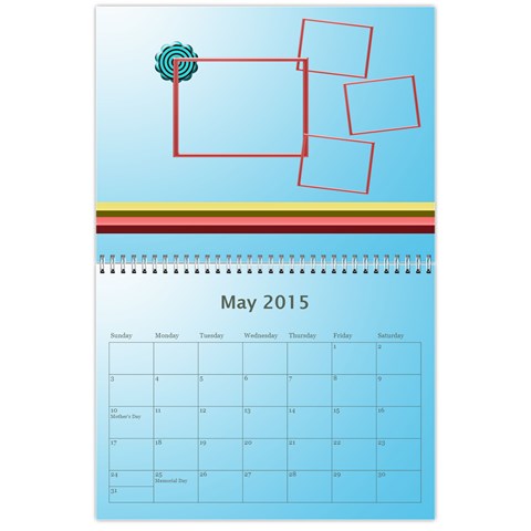 Happy New Year 2013 Calendar 12m By Daniela May 2015
