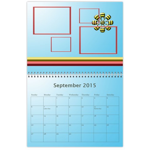 Happy New Year 2013 Calendar 12m By Daniela Sep 2015