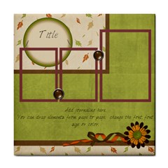 Everlasting Autumn Tile - Tile Coaster