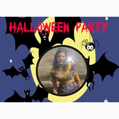 Halloween invitation 5 - 5  x 7  Photo Cards