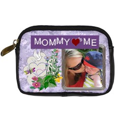 Mommy Loves Me Digital Leather Camera Case - Digital Camera Leather Case