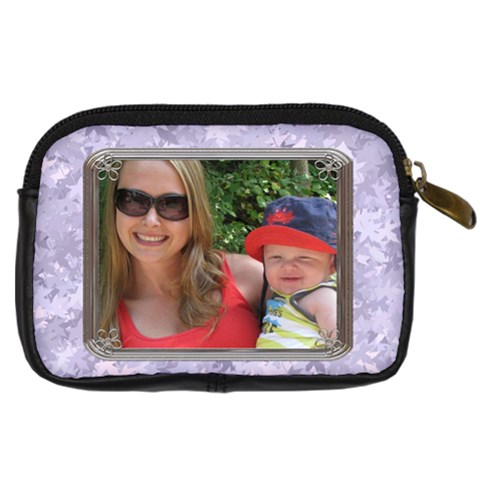 Mommy Loves Me Digital Leather Camera Case By Lil Back