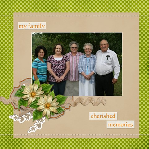 Family Mothers Day 2011 By Gayla Holmes Hardaway 12 x12  Scrapbook Page - 9