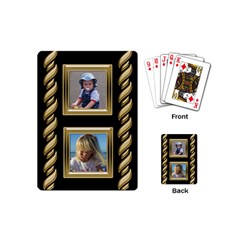 Black and Gold Mini Playing Cards - Playing Cards Single Design (Mini)