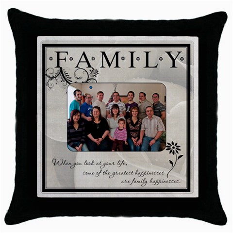 Family Pillow By Mike Anderson Front