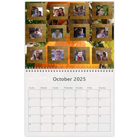 2025 Ring Family Calendar By Kim Blair Oct 2025