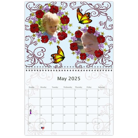 2025 Ring Family Calendar By Kim Blair May 2025