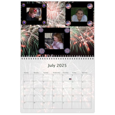 2025 Ring Family Calendar By Kim Blair Jul 2025
