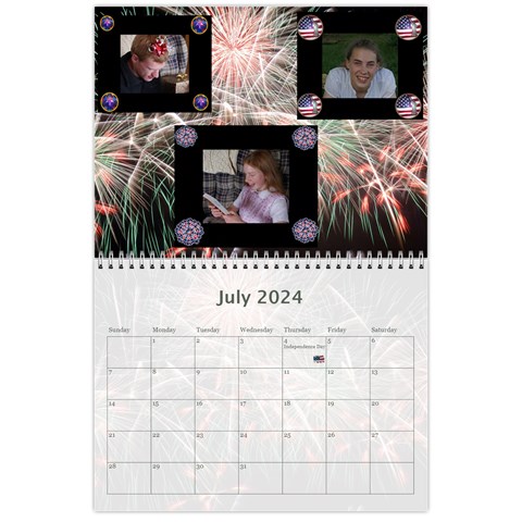 2024 Ring Family Calendar By Kim Blair Jul 2024