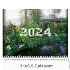 2024 any occassion calendar - Wall Calendar 11  x 8.5  (12-Months)