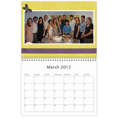Calendario Papi By Edna Mar 2012