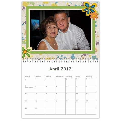Calendario Papi By Edna Apr 2012