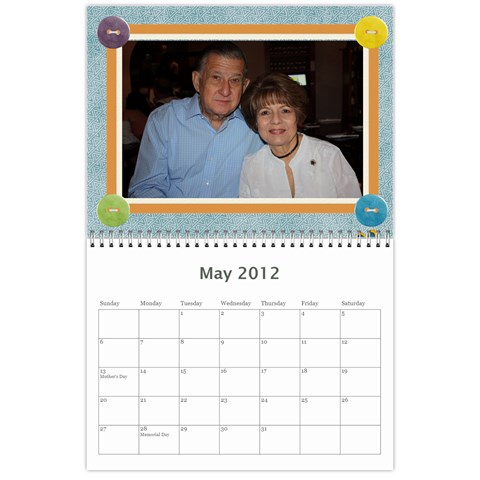 Calendario Papi By Edna May 2012