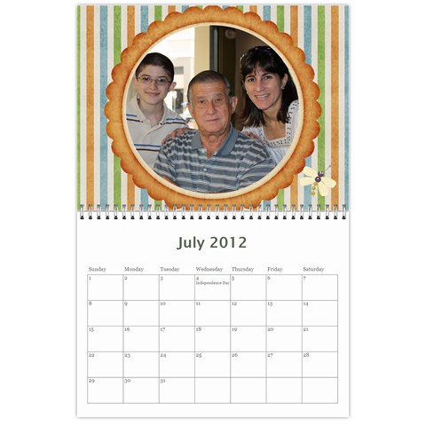 Calendario Papi By Edna Jul 2012