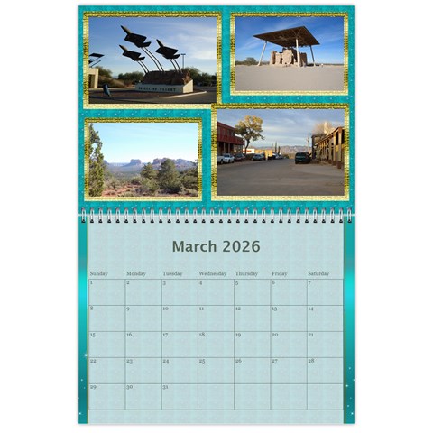 Our Family 2026 (any Year) Calendar By Deborah Mar 2026