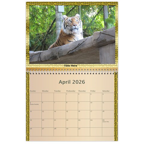 Our Family 2026 (any Year) Calendar By Deborah Apr 2026