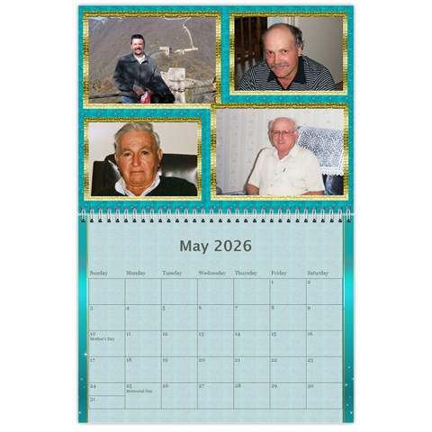 Our Family 2026 (any Year) Calendar By Deborah May 2026