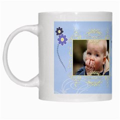 Serenity Blue White Mug