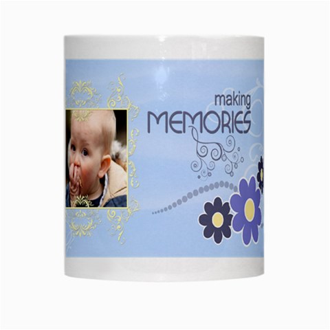 Serenity Blue White Mug By Picklestar Scraps Center
