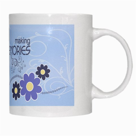 Serenity Blue White Mug By Picklestar Scraps Right