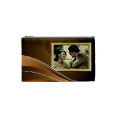 Golden small Cosmetic Bag - Cosmetic Bag (Small)