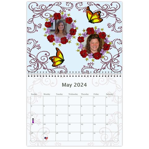 2024 Memory  Calendar By Kim Blair May 2024