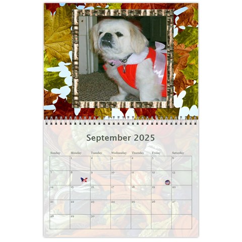 2025 Memory  Calendar By Kim Blair Sep 2025