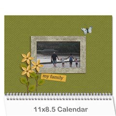Calendar: My Family - Wall Calendar 11 x 8.5 (12-Months) Calendar: My Family - Wall Calendar 11 x 8.5 (12-Months)